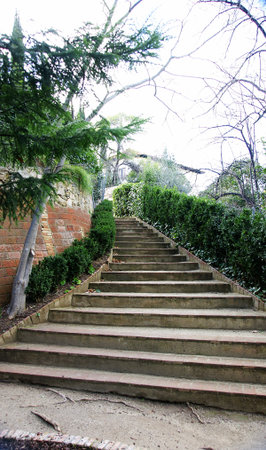 Gardens of The Tamarita in Barcelona