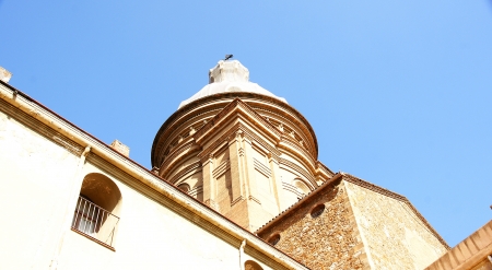 Dome of San Andrés s church of the Palomar in Barcelonaの写真素材