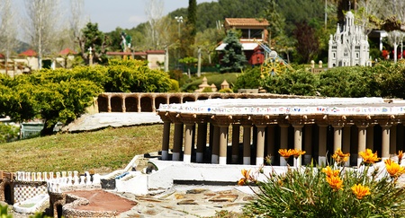 Catalonia in miniature in Torrelles de Llobregat, Barcelonaのeditorial素材