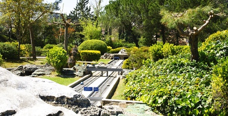 Catalonia in miniature in Torrelles de Llobregat, Barcelonaのeditorial素材