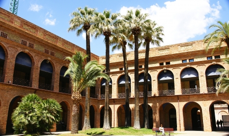 District Headquarters Nou Barris, Barcelonaのeditorial素材