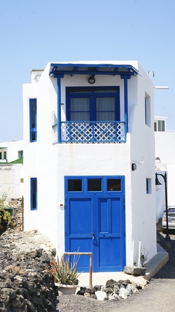 Building of El Golfo, Lanzarote, Canary Islandsのeditorial素材