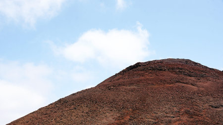Mountain Natural Park of Timanfaya, Lanzarote, Canary Islandsの写真素材