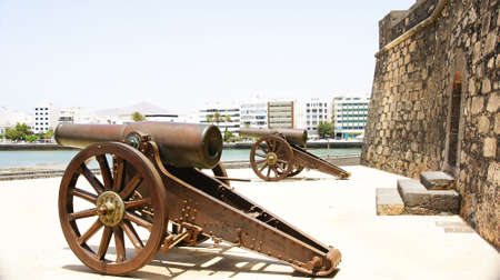 Castle Canyon San Gabriel, Arrecife, Lanzarote, Canary Islandsのeditorial素材