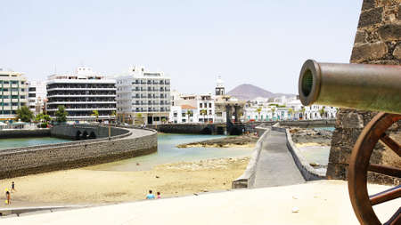 Castle Canyon San Gabriel, Arrecife, Lanzarote, Canary Islandsのeditorial素材