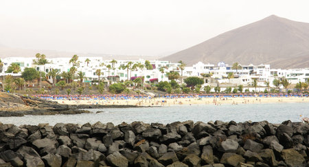 Urbanization in Costa Teguise, Lanzarote, Canary Islands