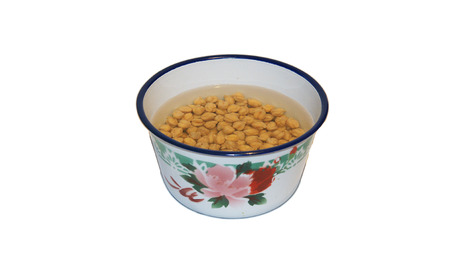 soak chickpeasの写真素材