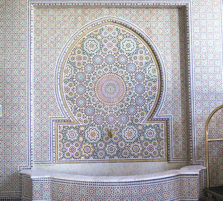 Font arabic ornament, Morocco, North Africa                        の写真素材