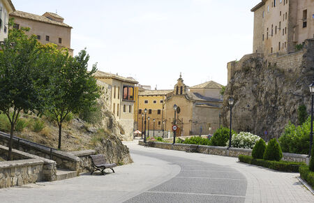 Panoramic of Cuenca, Spainの写真素材