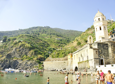 Manarola, Cinque Terre, La Spezia, Italyのeditorial素材