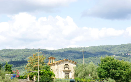 Landscape of Tuscany, Italyの写真素材
