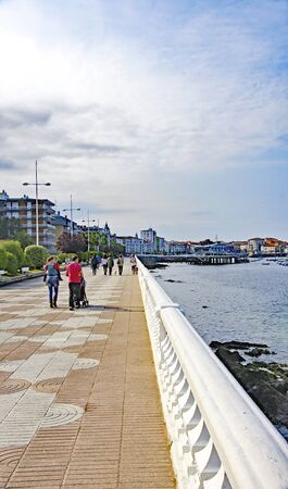 Seascape of Catro Urdiales, Cantabria, Spainのeditorial素材
