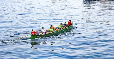Trawlers in the port of Castro Urdiales, Cantabria, Spainのeditorial素材