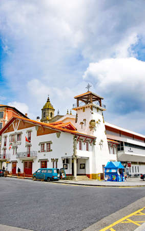 Buildings of Bermeo,Vizcaya,Spainのeditorial素材