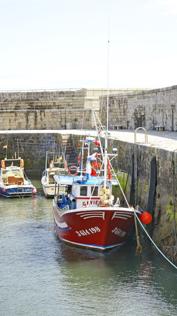 port of Comillas, Cantabria, Spainのeditorial素材