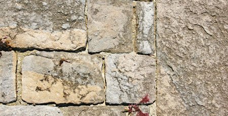 Wall of stones for backgroundsの写真素材