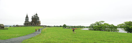 View of Mandrogi, Russian Federationのeditorial素材