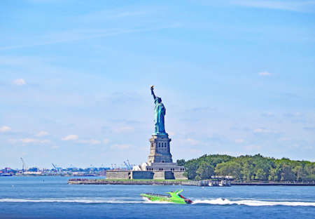 Statue of Liberty on Bedloe's Island, New York, USAのeditorial素材