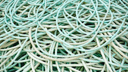 fishing ropes for backgrounds and textures