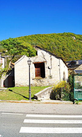 Sarvise, municipality of Broto, Comarca del Sobrarbe, Huesca, Aragon, Spain, Europeの写真素材