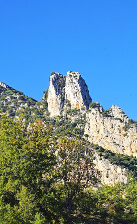 Landscape of the province of Huesca, Aragon, Spain, Europeの写真素材