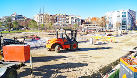 Construction site in Istanbul.