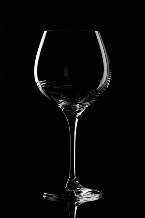 structured wine glassの写真素材