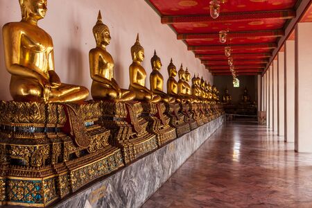 Buddha statues in Bangkokの写真素材