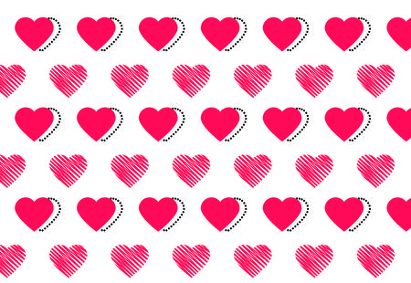 love heart backgroundのイラスト素材