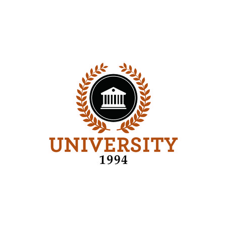 college academy stampのイラスト素材