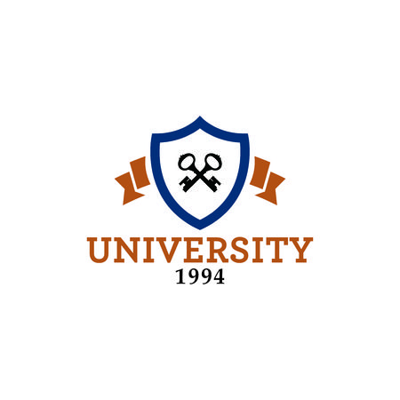 college academy stampのイラスト素材