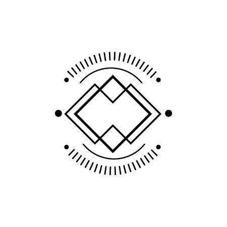 hipster shape collectionのイラスト素材