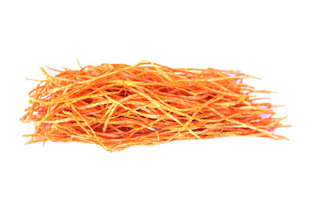 Sliced â€‹â€‹line fish, traditional snack made from fish meat and mix with other...