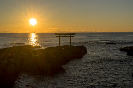 Oarai God ISO Toriiのeditorial素材