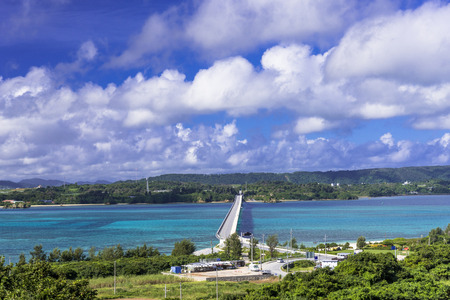 beautiful coral sea of Okinawaの写真素材