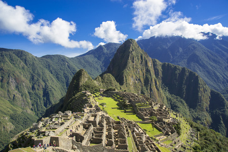 Incan ruins, the machupitz ruinsの写真素材