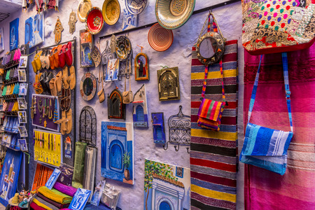 Blue city of Morocco, Chefchaouenのeditorial素材