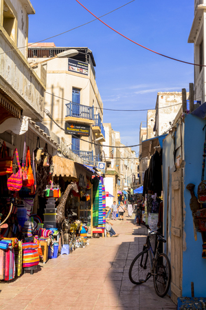 Souvenir shop in Essaouiraのeditorial素材