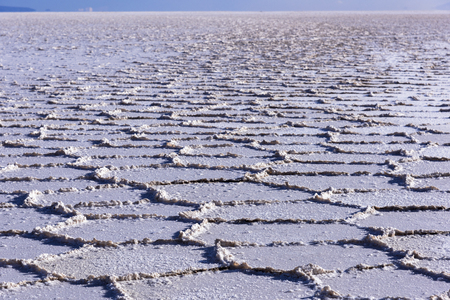 Salar de Uyuni Salt Lake during the dry seasonの写真素材