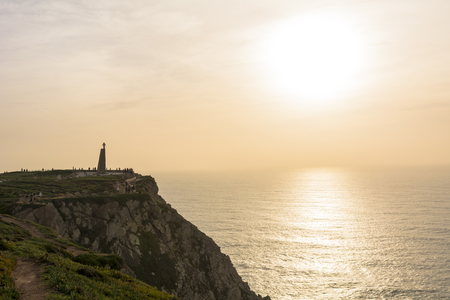 Roca Cape sunsetの写真素材
