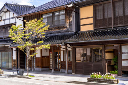 The old town of Wajimaのeditorial素材