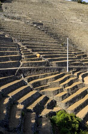 Yusu's thousand rice terraceの写真素材