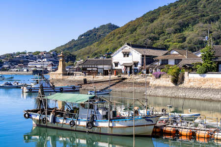 The old town of Tonouraのeditorial素材