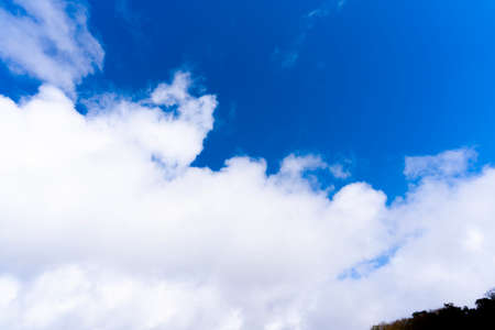 Clouds flowing through the foot of Mt. Fujiの写真素材
