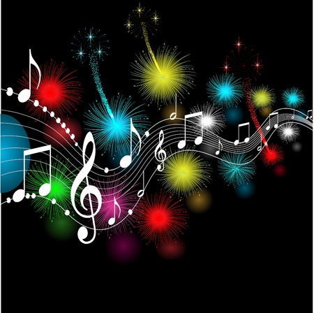 musical notes,vectorのイラスト素材