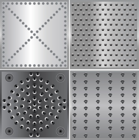 metal plate background texture of metalのイラスト素材