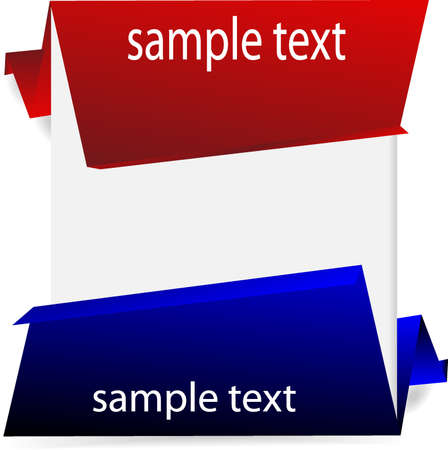 Paper origami speech bubbleのイラスト素材