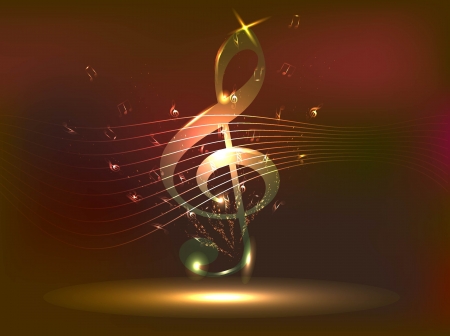 Colorful music backgroundのイラスト素材