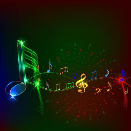 music noteSのイラスト素材