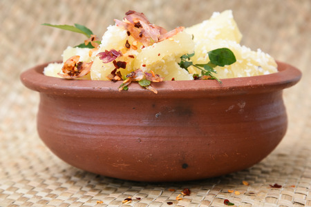 Tapioca or cassava root popular food of Kerala India and Brazilの写真素材